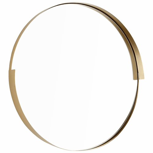 Cyan Gilded Band Mirror - Gold - 10515