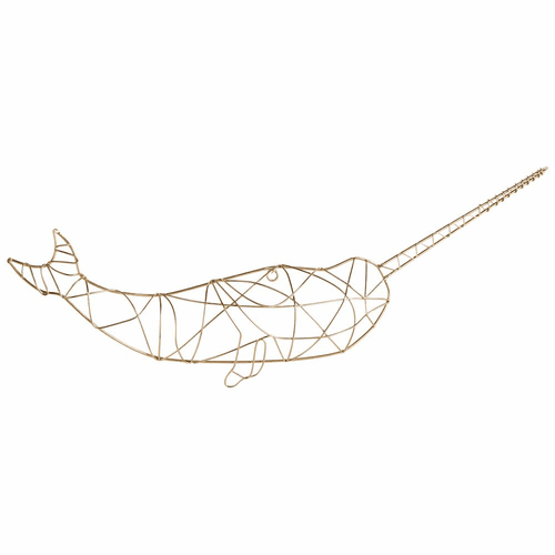 Cyan Gnarly Wall Art - Gold - 10390