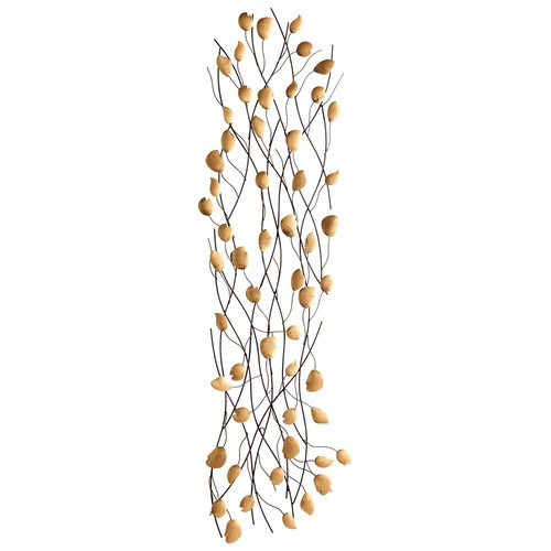 Cyan Guilded Vine Wall Decor - Gold - 06666
