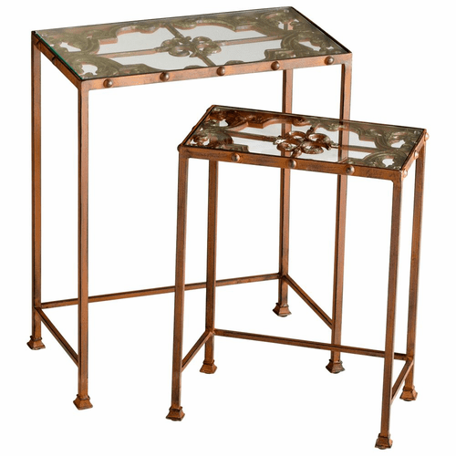 Cyan Gunnison Nesting Tables - Rust - 04887