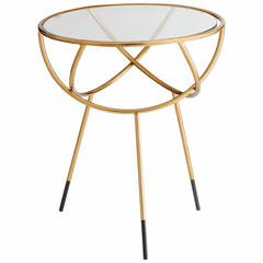 Cyan Gyroscope Side Table - Gold - 10662
