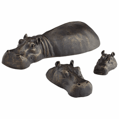 Cyan Hip Hip Hooray Sculpture - Old World - 08679