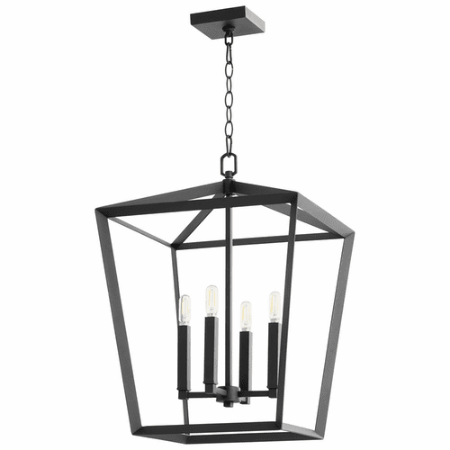 Cyan Hyperion 4-Lt Chandelier - Noir - 10375