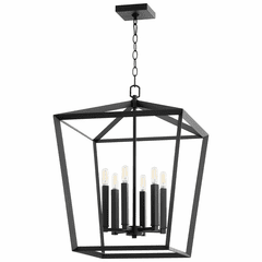 Cyan Hyperion 6-Lt Chandelier - Noir - 10376