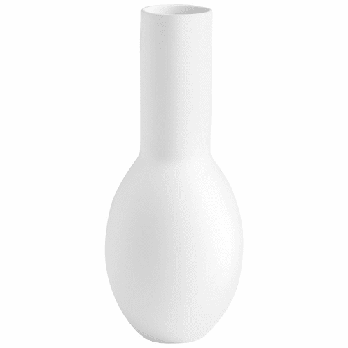 Cyan Impressive Impression Vase - Matte White - 10536