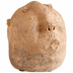 Cyan Jubilant Java Sculpture - Rustic - 10419