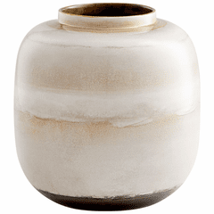 Cyan Kasha Vase - Mocha - 10942