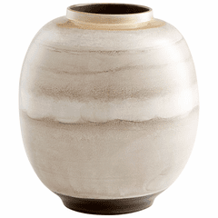 Cyan Kasha Vase - Mocha - 10943