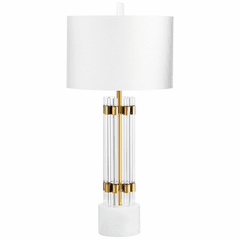 Cyan Kerberos Table Lamp - Brass - 10354