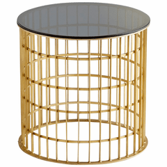 Cyan Kingdom Side Table - Antique Brass - 10777