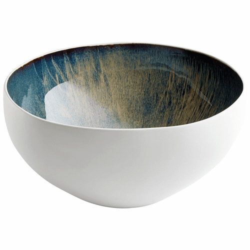 Cyan Large Android Bowl - White and Oyster - 10256