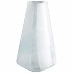 Cyan Large Backdrift Vase - Sky Blue and White - 10290 Cyan Large Backdrift Vase - Sky Blue and White - 10290