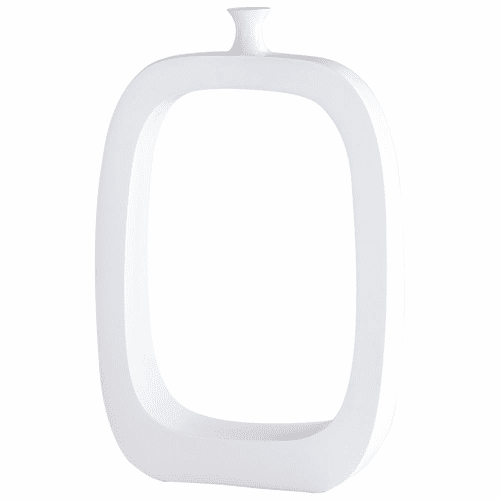 Cyan Large Beyond The Pale Vase - White - 05986