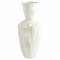 Cyan Large Bravo Vase - White - 11209