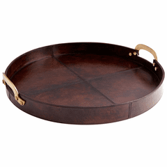 Cyan Large Bryant Tray - Brown - 06975