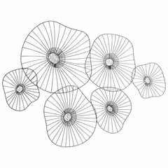 Cyan Large Clive Wall Decor - Graphite - 05619