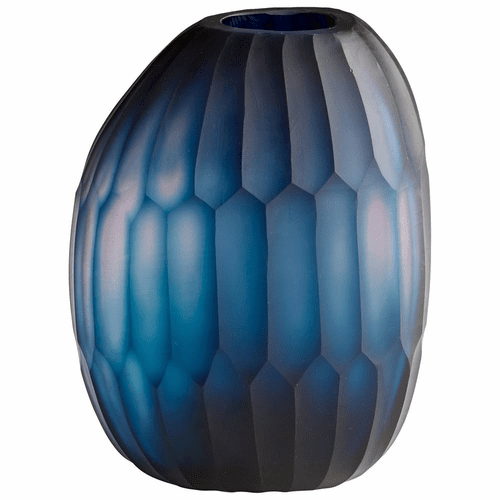 Cyan Large Edmonton Vase - Blue - 06764