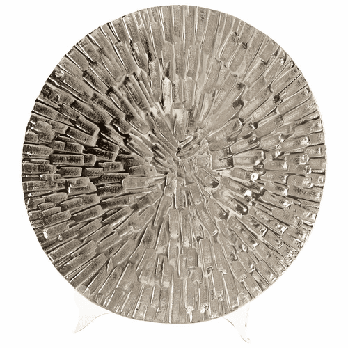 Cyan Large Flagstone Tray - Textured Nickel - 07081