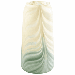 Cyan Large Hearts Of Palm Vase - Yellow and Green - 09533