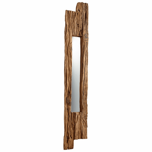 Cyan Large Janus Mirror - Walnut - 06962