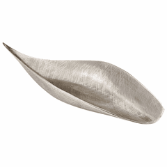 Cyan Large Laurel Tray - Antique Silver - 09825