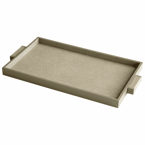 Cyan Large Melrose Tray - Shagreen - 06013