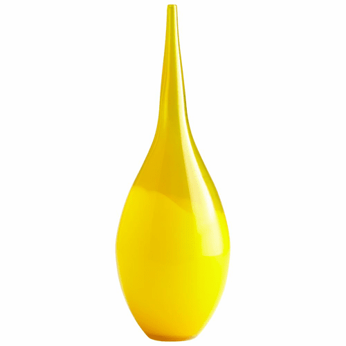 Cyan Large Moonbeam Vase - Yellow - 04058