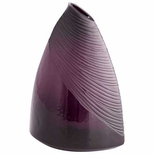Cyan Large Mount Amethyst Vase - Purple - 07337