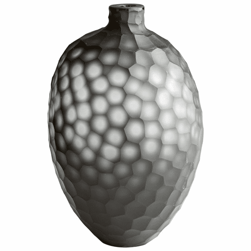 Cyan Large Neo-Noir Vase - Black - 06769