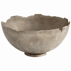 Cyan Large Pompeii Bowl - Whitewashed - 07960