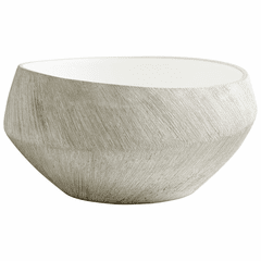 Cyan Large Selena Basin Bowl - Natural Stone - 08741 Cyan Large Selena Basin Bowl - Natural Stone - 08741