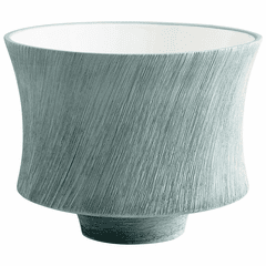 Cyan Large Selena Slab Planter - Oyster Blue - 08737