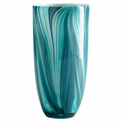 Cyan Large Turin Vase - Turquoise Blue - 05182