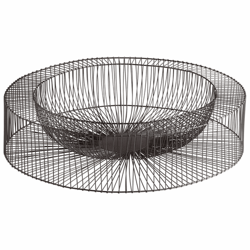 Cyan Large Wire Wheel Tray - Graphite - 05834