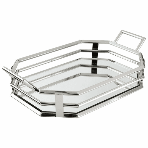 Cyan Layers Of Meaning Tray - Stainless Steel - 08265