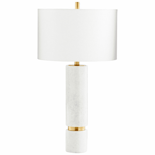 Cyan Lighting-Table Lamp w/LED - Brass - 10357-1