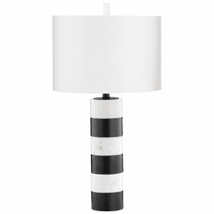 Cyan Lighting-Table Lamp w/LED - Gun Metal - 10359-1