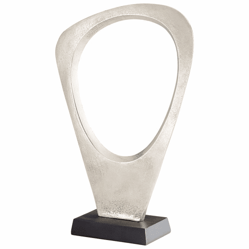 Cyan Llano Sculpture 2 - Raw Nickel and Bronze - 09716