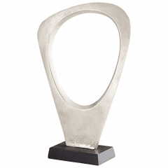 Cyan Llano Sculpture 2 - Raw Nickel and Bronze - 09716