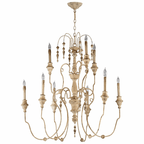 Cyan Maison Nine Light Chandelier - Persian White - 04639