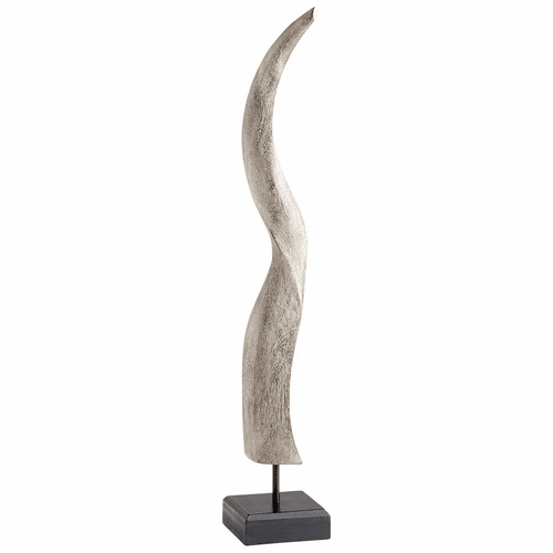 Cyan Markhor Sculpture - Grey Wash - 10135
