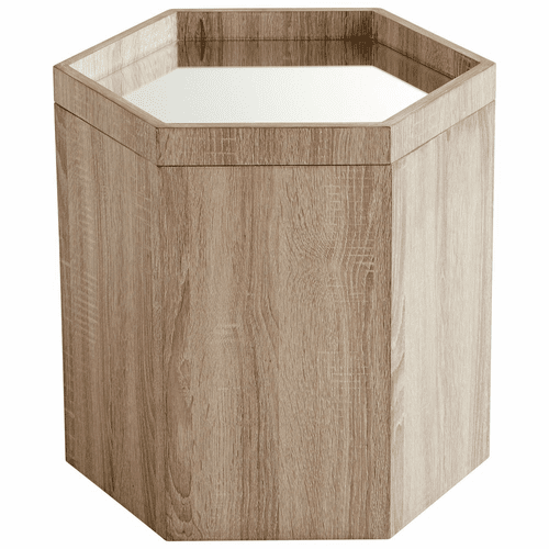 Cyan Md. Honeycomb Tray Table - Oak Veneer - 09887
