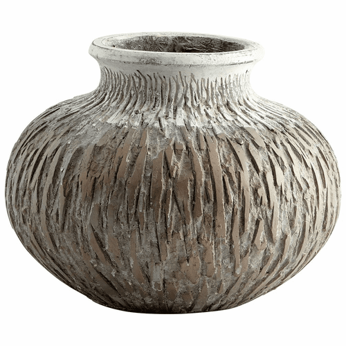 Cyan Medium Acorn Planter - Golden Antique - 09615