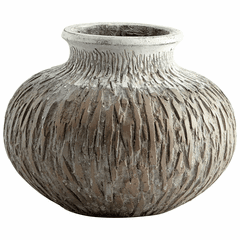 Cyan Medium Acorn Planter - Golden Antique - 09615