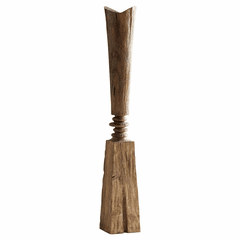 Cyan Medium Balance Sculpture - Pecan - 11292