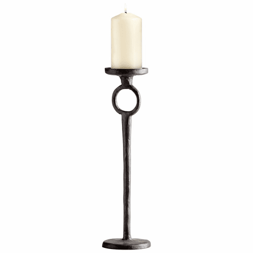 Cyan Medium Duke Candleholder - Rust - 04835