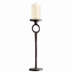 Cyan Medium Duke Candleholder - Rust - 04835