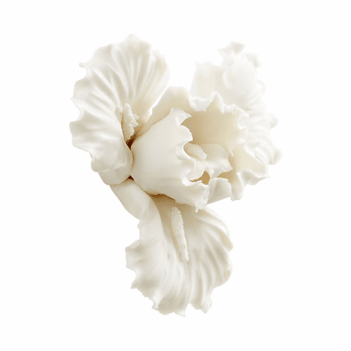 Cyan Medium Lily Wall Decor - White - 10278