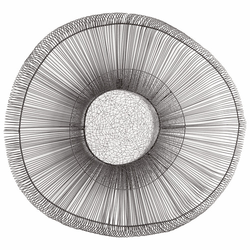 Cyan Medium Pardo Wall Decor - Graphite - 05642