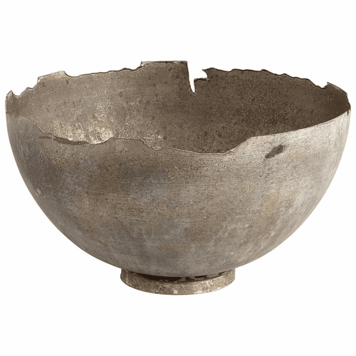 Cyan Medium Pompeii Bowl - Whitewashed - 07959